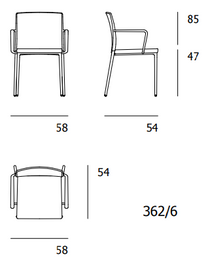 Wilkhahn Ceno Four-legged Chair 361 Range