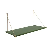 We Do Wood Loop Shelf - Oak & Black Steel