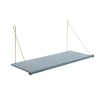 We Do Wood Loop Shelf - Oak & Black Steel