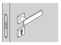 Lualdiporte L41 Interior Door With Aluminum Jambs