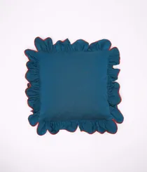 Maison Matisse Belle-épine Small Cushion Plain Blue
