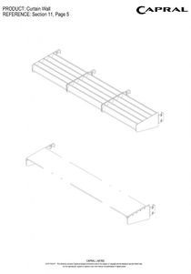 Capral  AGS Commercial CW150 150mm Curtain Wall Window System