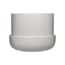 Iittala Plant Pot With Saucer White S