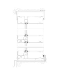 Capral Ags Commercial 601 Narrowline Offset Single Glazed (150mm) Windows