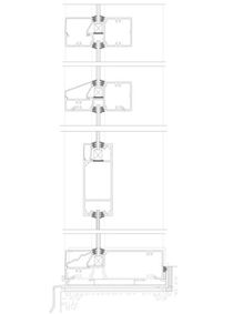 Capral Ags Commercial 601 Narrowline Offset Single Glazed (150mm) Windows