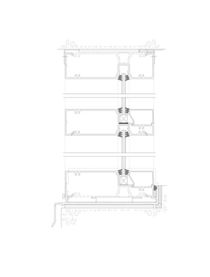 Capral Ags Commercial 601 Narrowline Offset Single Glazed (150mm) Windows