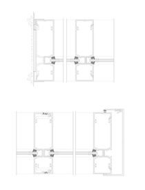 Capral Ags Commercial 601 Narrowline Offset Single Glazed (150mm) Windows