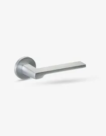 Groel Fila Door Handle Set On Round Rose