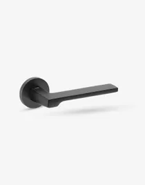 Groel Fila Door Handle Set On Round Rose