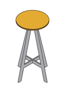 Officine Tamborrino Disc Stool