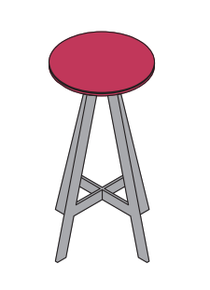 Officine Tamborrino Disc Stool