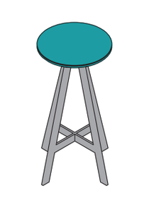 Officine Tamborrino Disc Stool