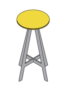 Officine Tamborrino Disc Stool