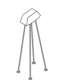 Officine Tamborrino Monsieur Floor Lamp