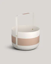 eldvarm Emma Basket - Blanc
