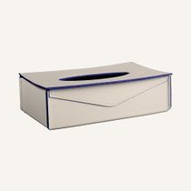 Limac Design Colored Tissue Box In Leather Fazoly Color
