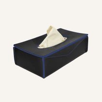 Limac Design Colored Tissue Box In Leather Fazoly Color