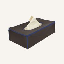 Limac Design Colored Tissue Box In Leather Fazoly Color