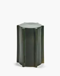 Serax Side Table Dark Brown Geometrical Pawn