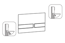 Crosswater Venue Flush Plate