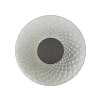 Rossinigroup Solaris – Black LED Wall Lamp/Smoked Balloton Glass