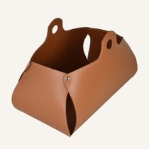 limacdesign Magazine Rack In Leather Penelope