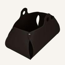 limacdesign Magazine Rack In Leather Penelope
