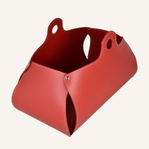 limacdesign Magazine Rack In Leather Penelope