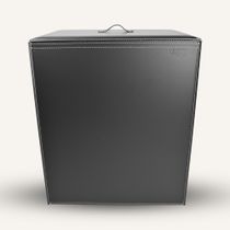Limacdesign Laundry Hamper In Triple-Layer Leather Angela