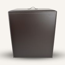 Limacdesign Laundry Hamper In Triple-Layer Leather Angela