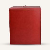 Limacdesign Laundry Hamper In Triple-Layer Leather Angela