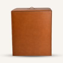 Limacdesign Laundry Hamper In Triple-Layer Leather Angela