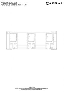 Capral  AGS Commercial CW150 150mm Curtain Wall Window System