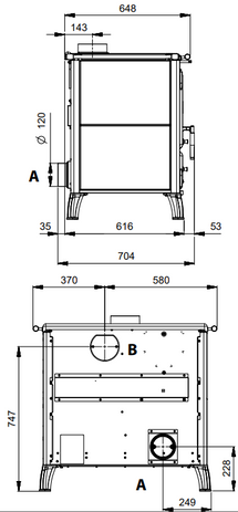 Nordica Extraflame Gardenia.16 Petra Stove