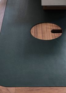 Pinch Menton Inlaid Leather Desk
