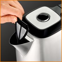 krups 1.7l savoy stainless steel electric kettle bw311050