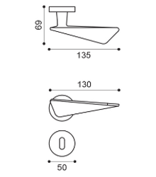 Manital  Intona Door Handle