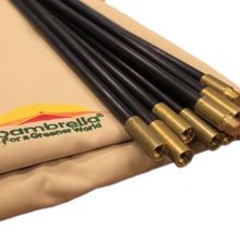 Bambrella Hurricane Side Wind Garden Umbrella