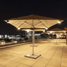 Bambrella Hurricane Side Wind Garden Umbrella