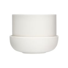 Iittala Plant Pot With Saucer White S
