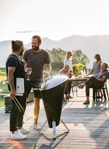Hofats Cone Charcoal Grill Outdoor Barbecues