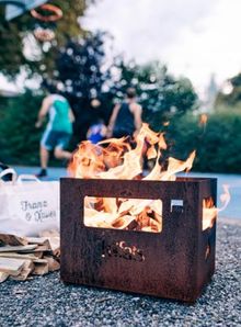 Hofats Beer Box Fire Basket