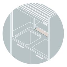 Mobilspazio K-120 Mini Kitchen With Shutter