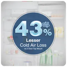 Whirlpool Protton NXT 237L 2 Star Frost Free Three-Door Refrigerator