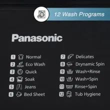 Panasonic 6.5 Kg 5 Star Fully-Automatic Top Load Washing Machine (NA-F65LF3CRB)