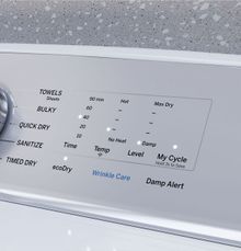 Ge Appliances GE Profile™ Energy Star® 7.4 Cu. Ft. Capacity Aluminized Alloy Drum Electric Dryer