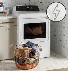Ge Appliances GE® 7.4 Cu. Ft. Capacity Electric Dryer With Up To 120 Ft. Venting And Sensor Dry