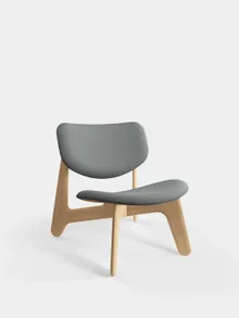 Tom Dixon Slab Natural Wood Lounge Chair