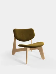 Tom Dixon Slab Natural Wood Lounge Chair