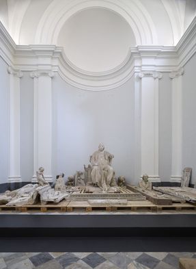 San Pellegrino Church Restoration And Outfitting Of Plaster Deposits